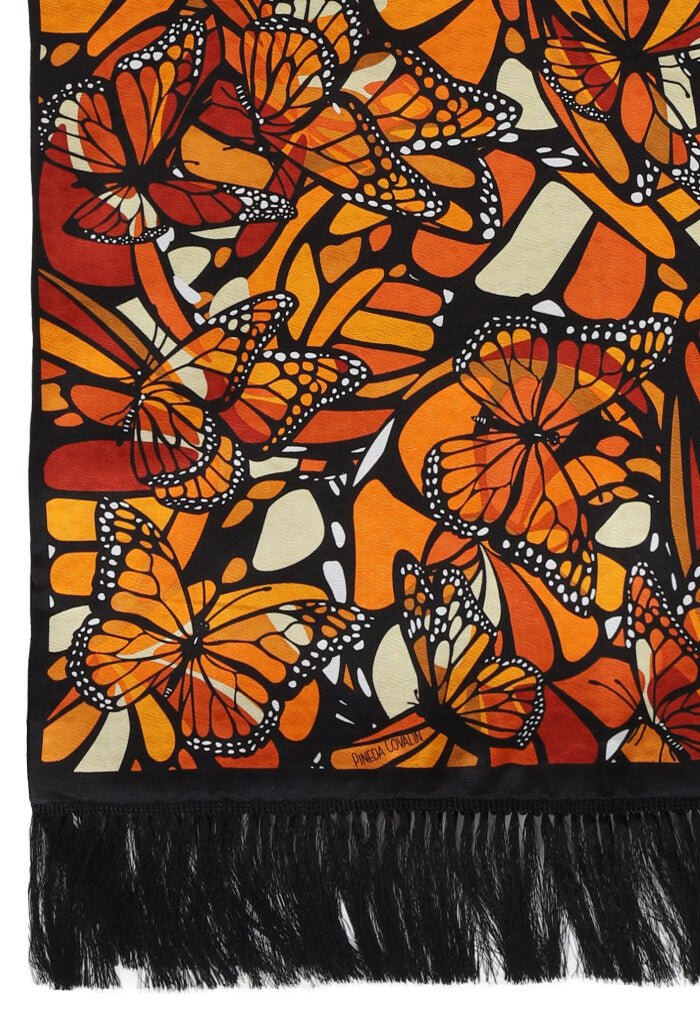 pineda covalin 　ストール 180cm メキシコ製 LARGE SILK SCARF - MEXICAN TOYS – Pineda Covalin US