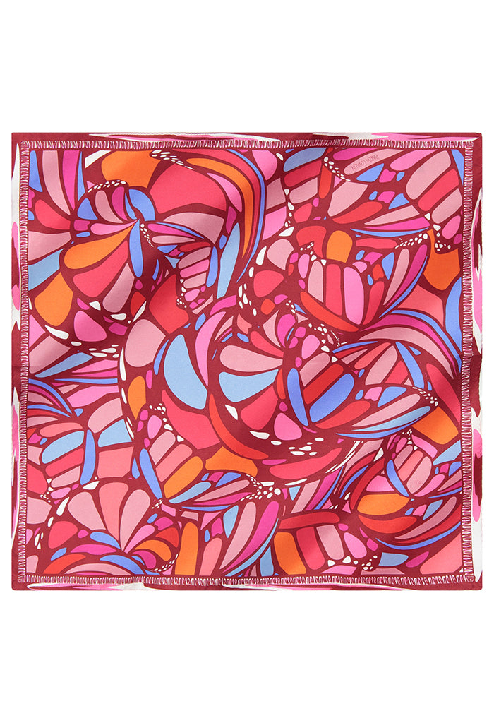 ABSTRACT BUTTERLFLY SMALL SCARF