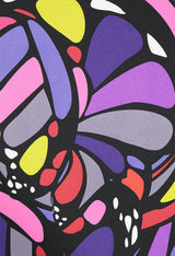 ABSTRACT BUTTERLFLY LARGE SCARF