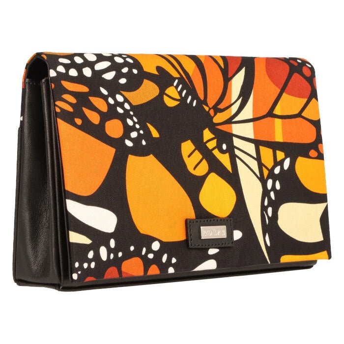 CLUTCH BAG WITH REMOVABLE CHAIN - BUTTERFLY FLIGHT - Pineda Covalin US