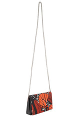 CLUTCH WITH REMOVABLE CHAIN - MACRO BUTTERFLY - Pineda Covalin US