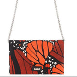 CLUTCH WITH REMOVABLE CHAIN - MACRO BUTTERFLY - Pineda Covalin US