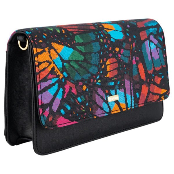 CROSSBODY BAG - EMBROIDERED BUTTERFLY - Pineda Covalin US