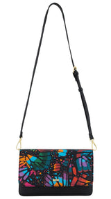 CROSSBODY BAG - EMBROIDERED BUTTERFLY - Pineda Covalin US