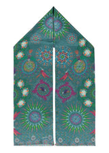DOUBLE SIDED LONG SCARF - HUMMINGBIRD - Pineda Covalin US