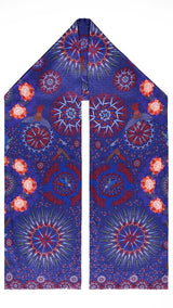 DOUBLE SIDED LONG SCARF - HUMMINGBIRD - Pineda Covalin US