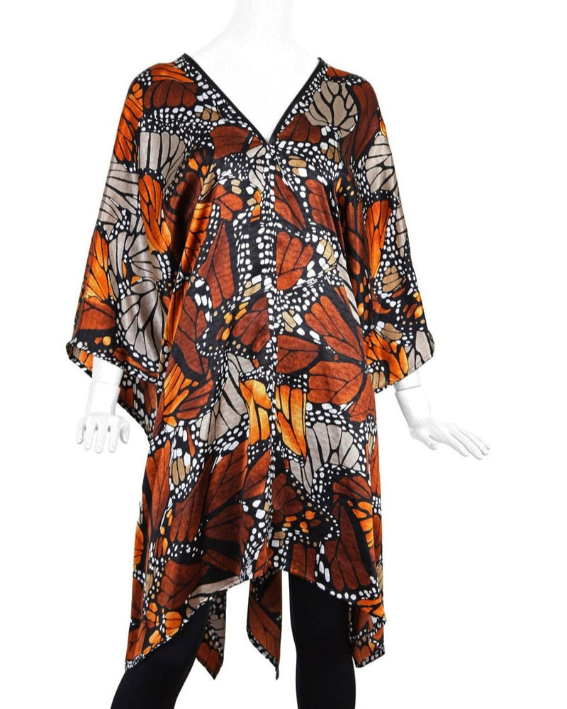 JACQUARD SILK HUIPIL - MONARCH BUTTERFLY - Pineda Covalin US
