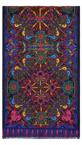 JACQUARD SILK SHAWL - AXOLOTS - Pineda Covalin US