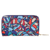 LARGE SAFFIANO WALLET - ABSTRACT BUTTERFLY - Pineda Covalin US