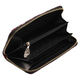 LARGE SAFFIANO WALLET - ABSTRACT BUTTERFLY - Pineda Covalin US