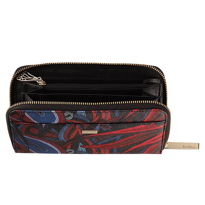 LARGE SAFIANO WALLET - CACTI SANTUARY - Pineda Covalin US