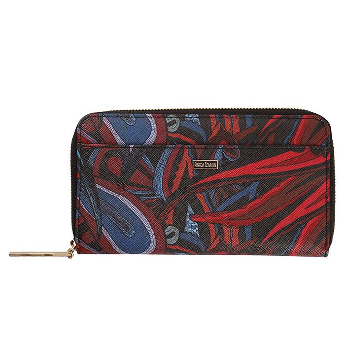 LARGE SAFIANO WALLET - CACTI SANTUARY - Pineda Covalin US