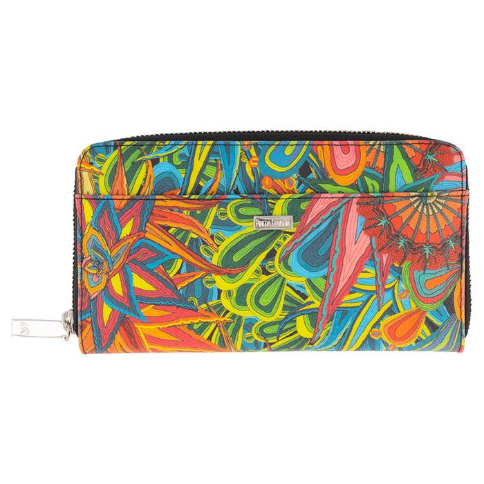 LARGE SAFIANO WALLET - CACTI SANTUARY - Pineda Covalin US
