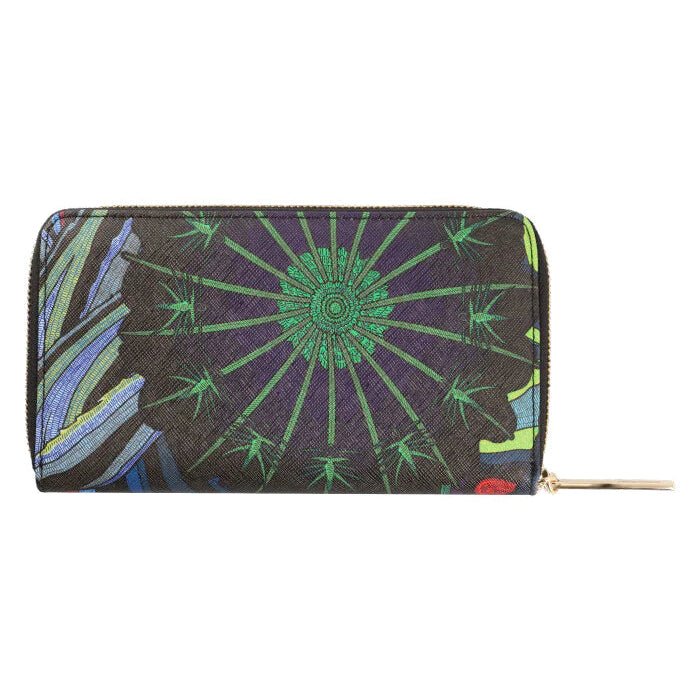 LARGE SAFIANO WALLET - CACTI SANTUARY - Pineda Covalin US