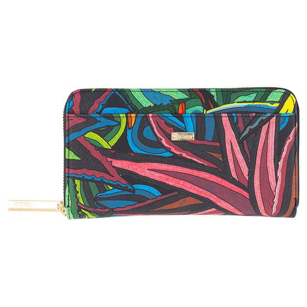 LARGE SAFIANO WALLET - CACTI SANTUARY - Pineda Covalin US