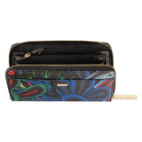 LARGE SAFIANO WALLET - CACTI SANTUARY - Pineda Covalin US