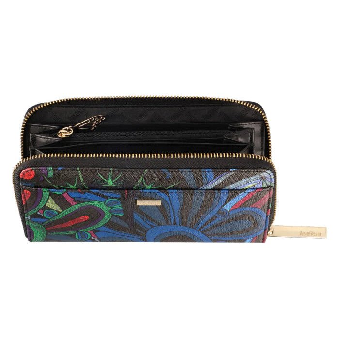 LARGE SAFIANO WALLET - CACTI SANTUARY - Pineda Covalin US