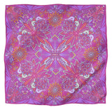 LARGE SILK SCARF - AXOLOTLS - Pineda Covalin US