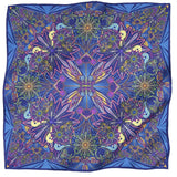 LARGE SILK SCARF - AXOLOTLS - Pineda Covalin US
