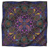 LARGE SILK SCARF - AXOLOTLS - Pineda Covalin US