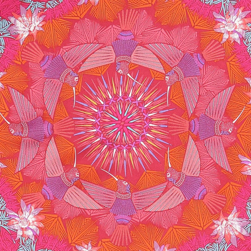 LARGE SILK SCARF – HUMMINGBIRD - Pineda Covalin US