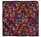 EMBROIDERED BUTTERFLY LARGE SCARF