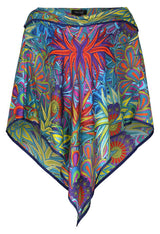 SILK PONCHO - CACTACEANS SANCTUARY - Pineda Covalin US