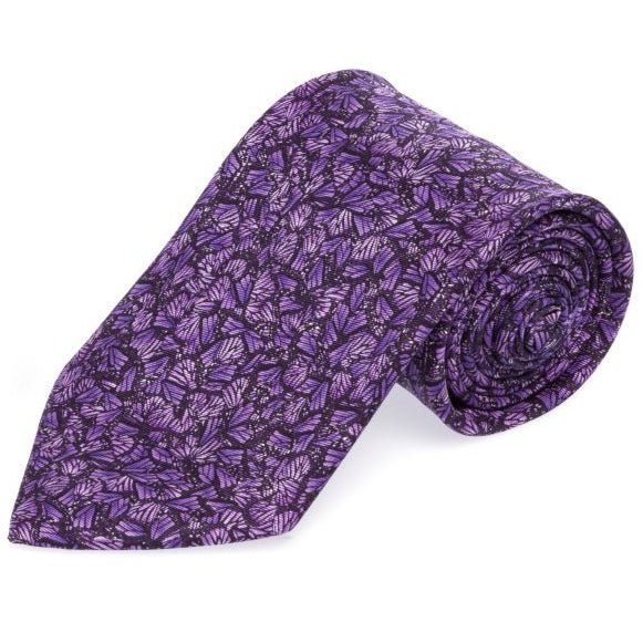 SILK TIE - MONARCH BUTTERFLY - Pineda Covalin US
