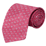 SILK TIE - ORIGAMI HUMMINGBIRD - Pineda Covalin US