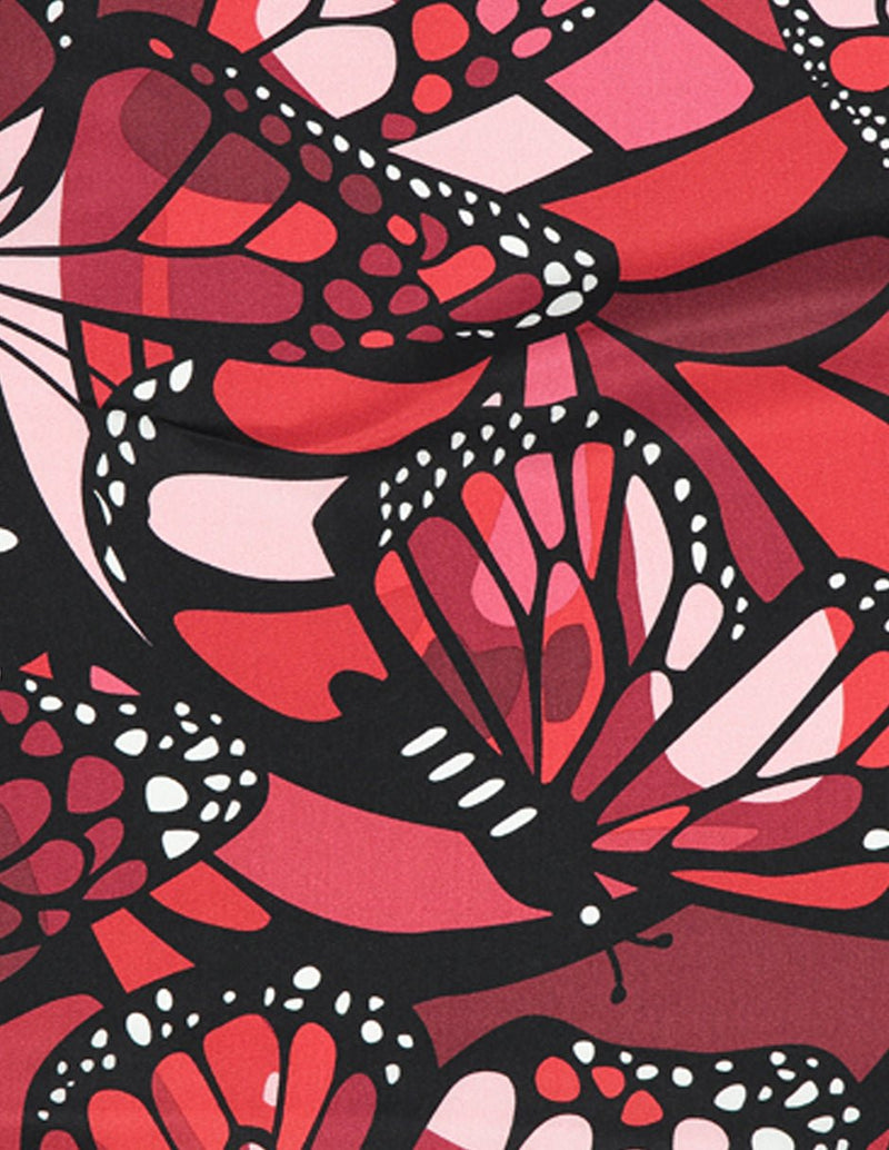 SMALL SILK SCARF - BUTTERFLY FLIGHT - Pineda Covalin US