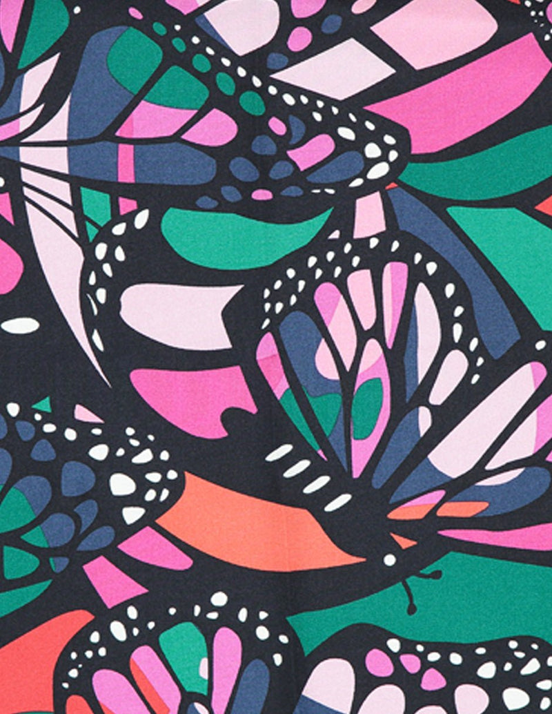 SMALL SILK SCARF - BUTTERFLY FLIGHT - Pineda Covalin US