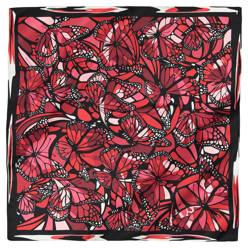 SMALL SILK SCARF - BUTTERFLY FLIGHT - Pineda Covalin US