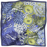 SMALL SILK SCARF - HERBALIST FLOWERS - Pineda Covalin US