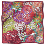 SMALL SILK SCARF - HERBALIST FLOWERS - Pineda Covalin US