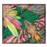 SMALL SILK SCARF - MEXICAN GOLDEN EAGLE SMALL - Pineda Covalin US