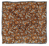 SMALL SILK SCARF - MONARCH BUTTERFLY - Pineda Covalin US