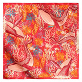 SMALL SILK SCARF - WHALE - Pineda Covalin US