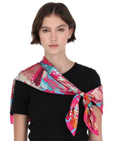 SMALL SILK SCARF - WHALE - Pineda Covalin US